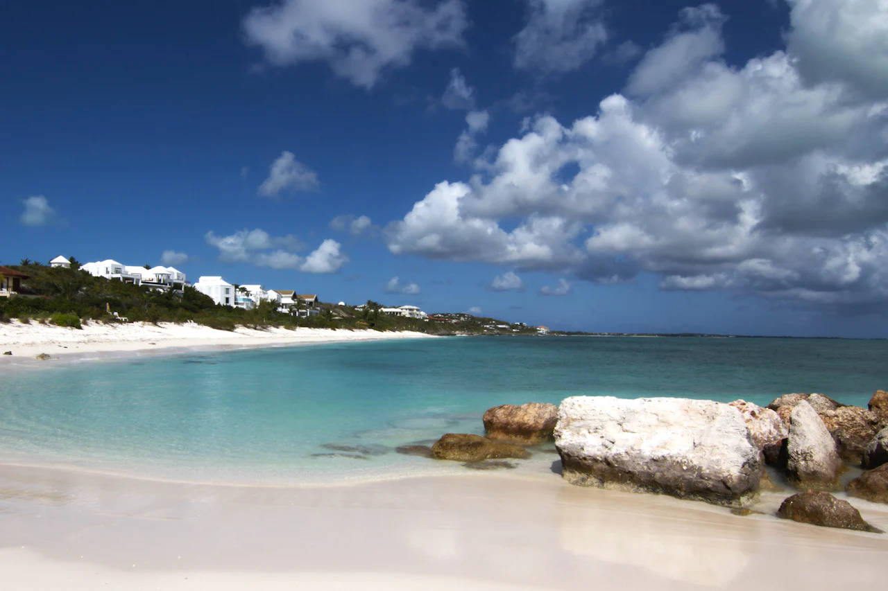 White sand beach in Turks and Caicos